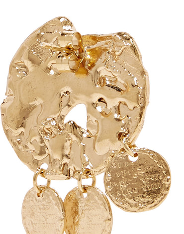 Alighieri Baby Lion Gold Plated Earrings